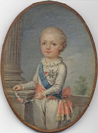 Portrait De Louis Dauphin Fils Aîné De Louis Xvi, Ou De Louis Charles, Duc De Normandie — Ribou Jean Marie