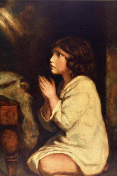 The Infant Samuel At Prayer — Sir Joshua Reynolds