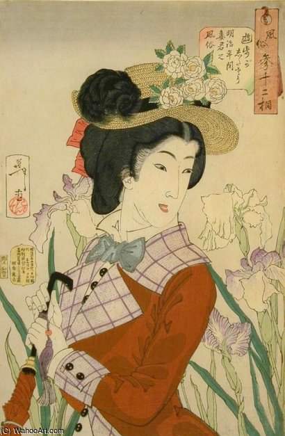 A Married Woman In The Meiji Period — Tsukioka Yoshitoshi