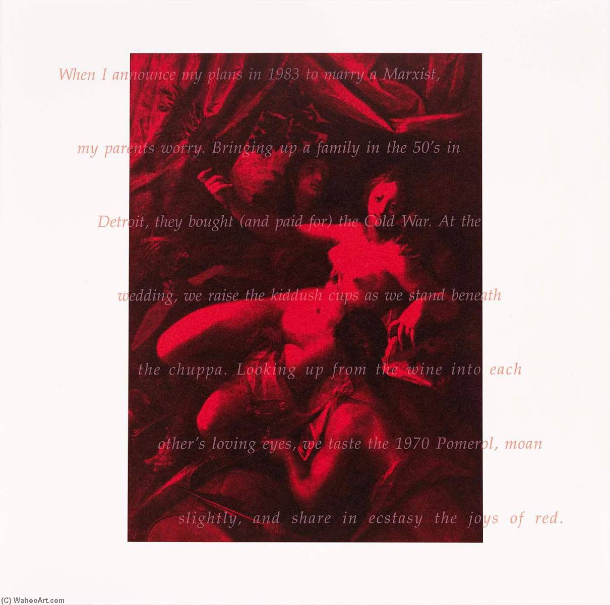 When I Announce My Plans To Marry, From The Portfolio Red Read — Ken Aptekar
