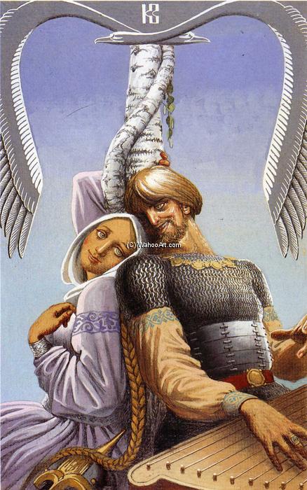 Alyosha Popovich And Lovely Maiden — Konstantin Alexeyevich Vasilyev