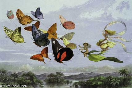 The Fairy Queen's Carriage — Richard Doyle