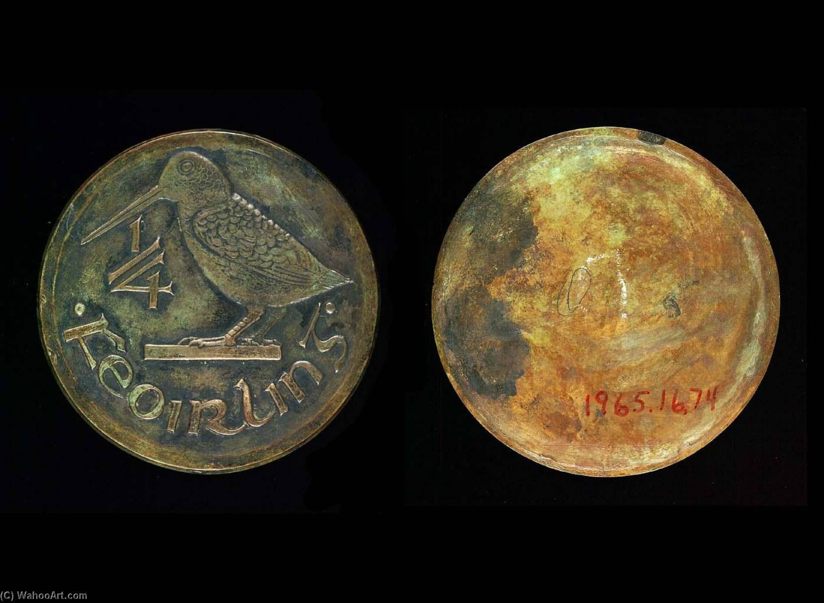 Irish Free State Coinage Design 1 4 Feoirlins — Paul Manship