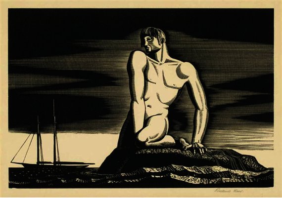 The Bather — Роквелл Кент