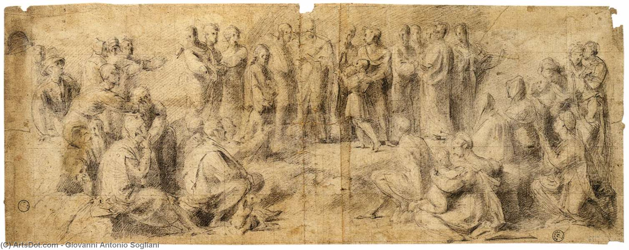 Multiplication Of The Loaves And Fishes — Giovanni Antonio Sogliani