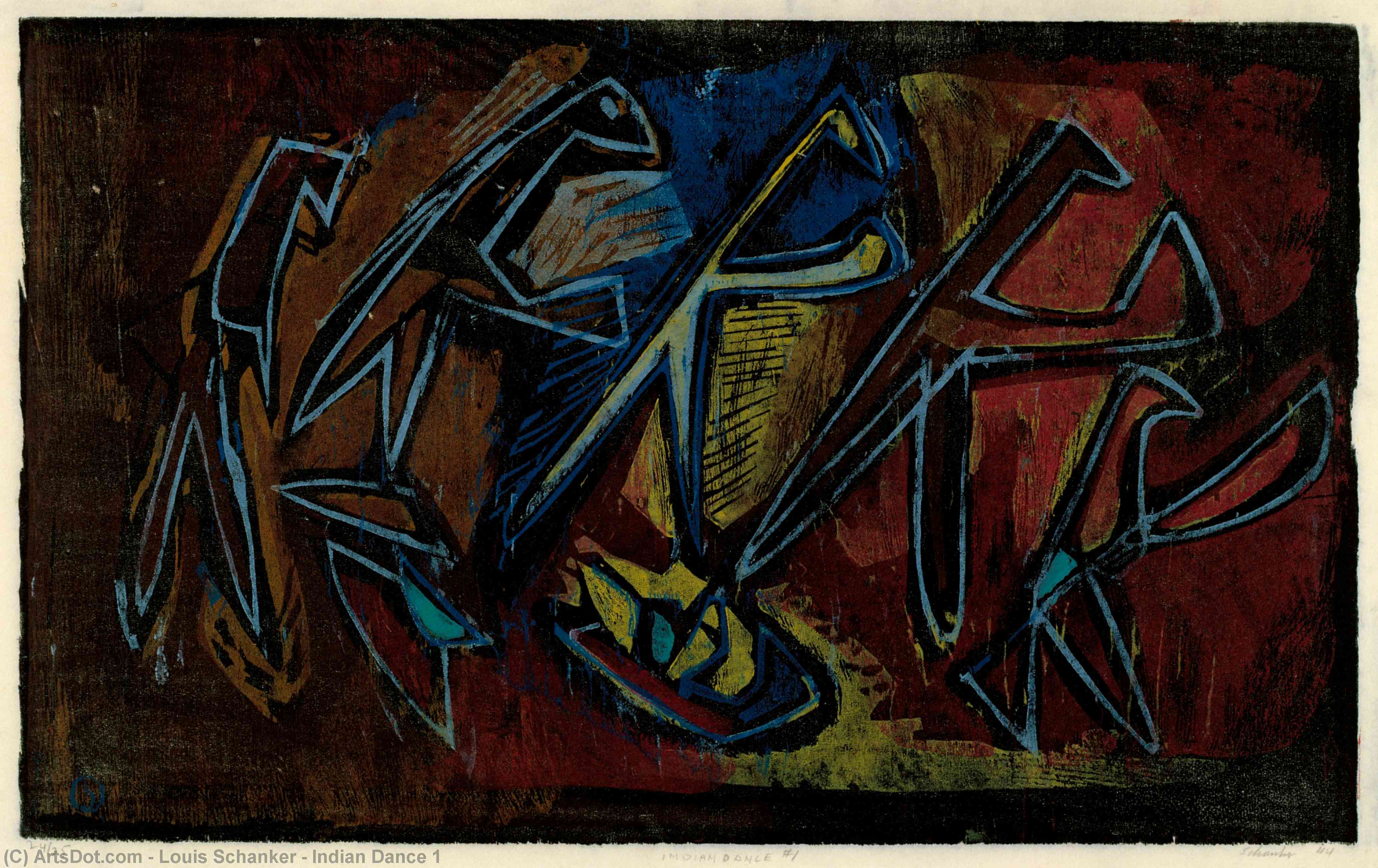 Indian Dance 1 — Louis Schanker