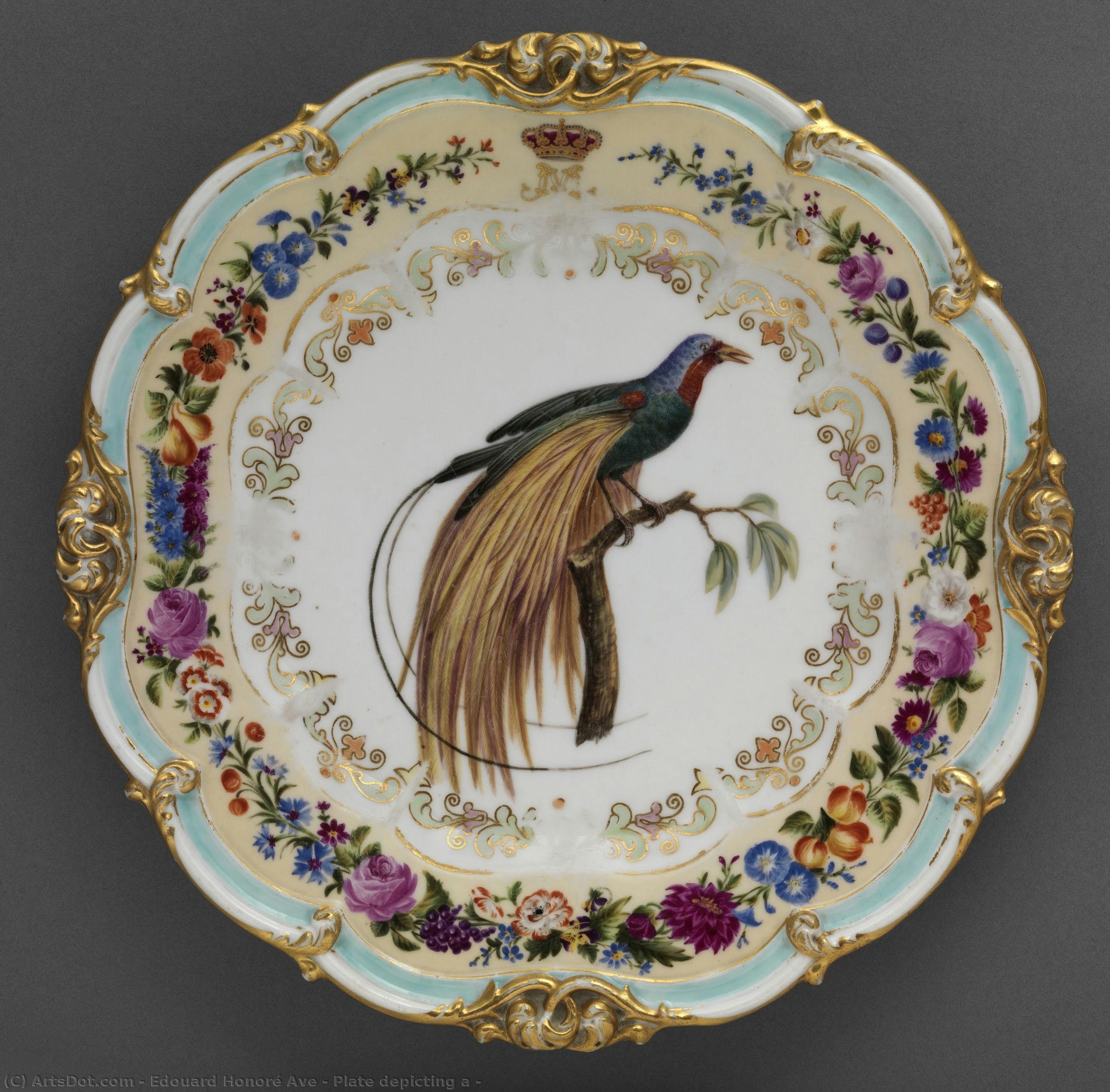 Plate Depicting A — Эдуар Оноре Аве