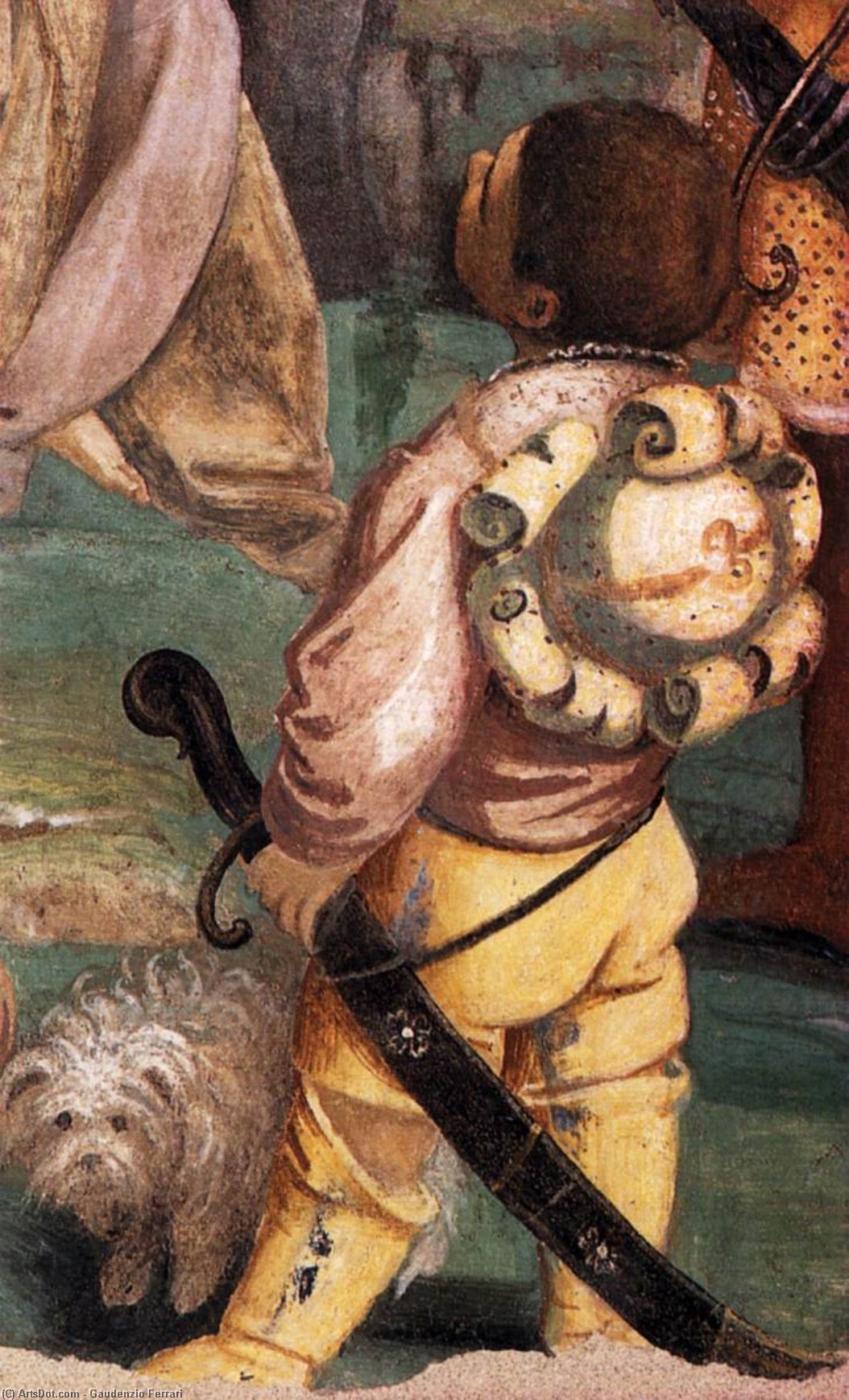 The Adoration Of The Magi (detail) — Gaudenzio Ferari