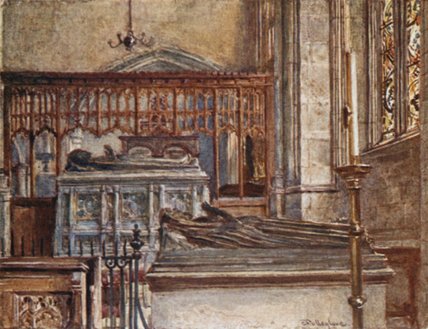 Crosby Monuments In The Church Of Great St. Helen's — John Fulleylove