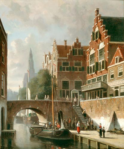 Gracht In Amsterdam — Johannes Frederik Hulk