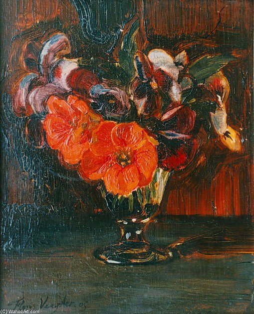 Flowers In A Glass — Floris Verster