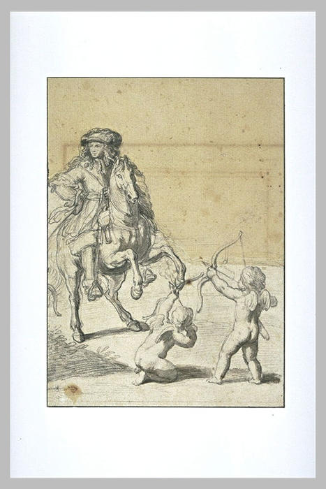 Louis Xiv Et Deux Amours — Charles Le Brun