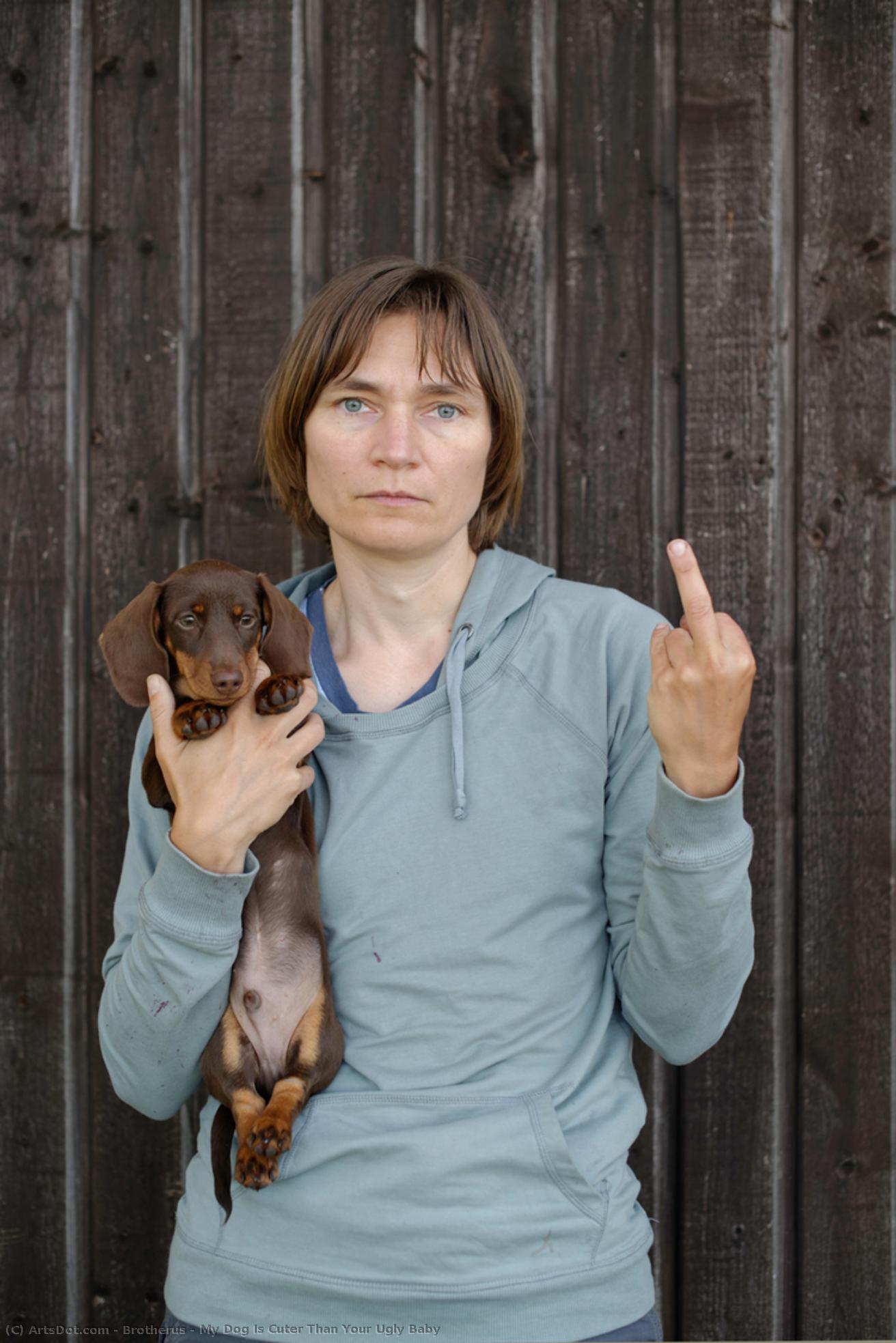 My Dog Is Cuter Than Your Ugly Baby — Elina Brotherus
