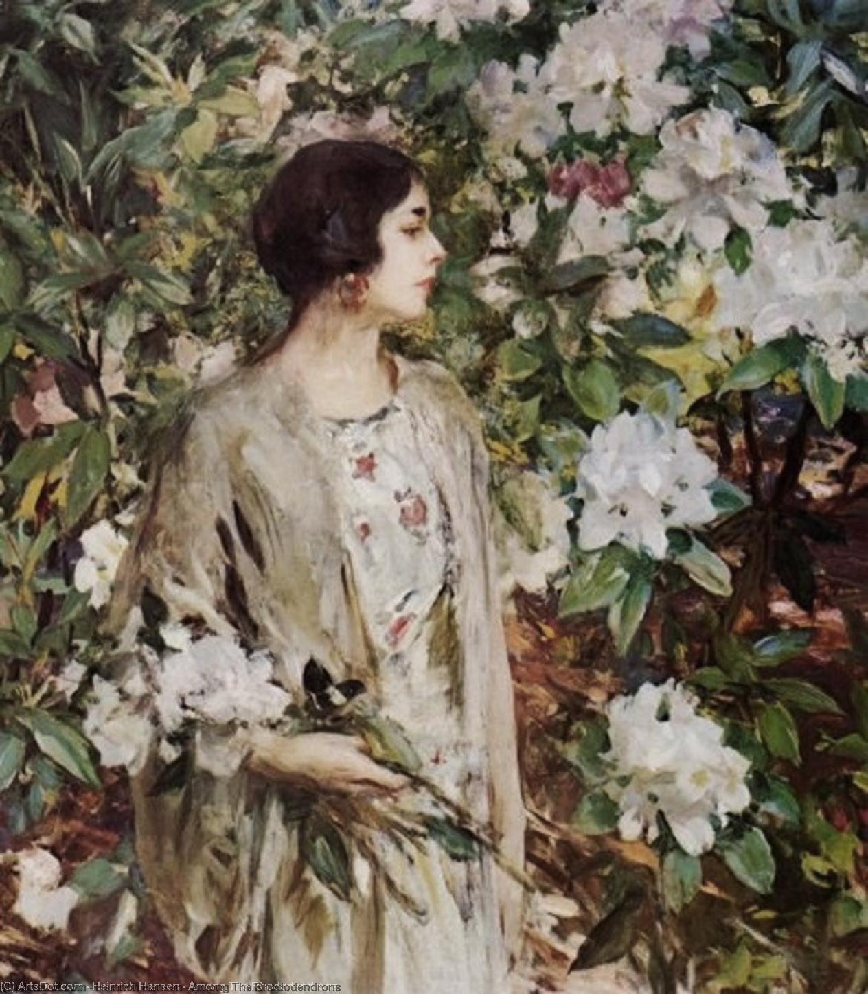Among The Rhododendrons — Heinrich Hansen