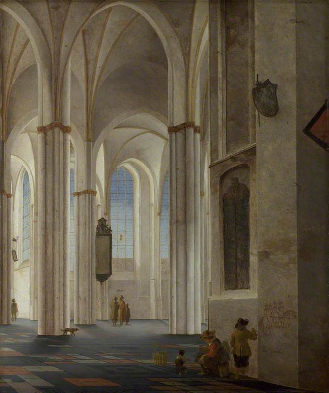 The Interior Of The Buurkerk At Utrecht — Pieter Jansz. Saenredam