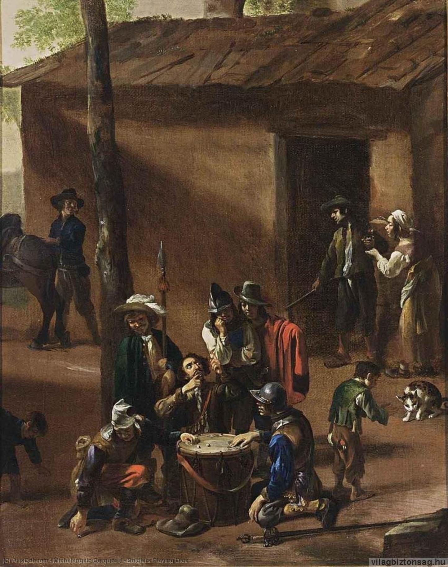 Soldiers Playing Dice — Michelangelo Cerquozzi