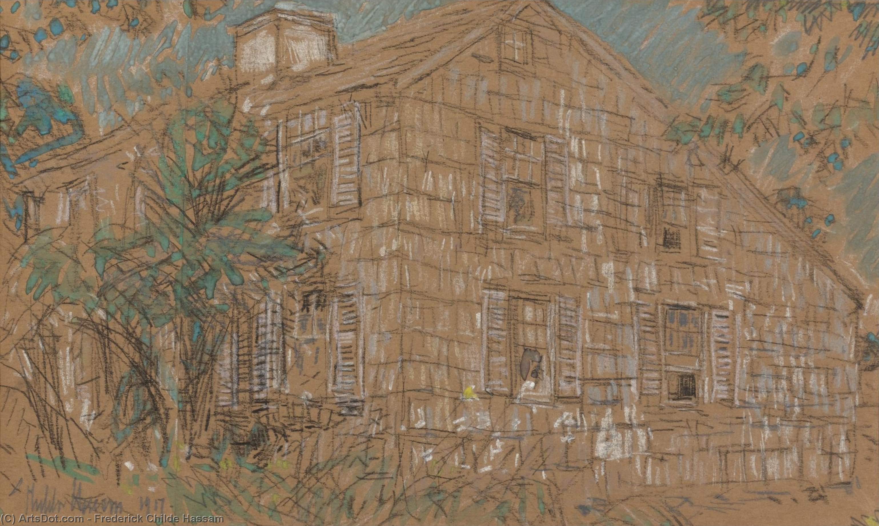 Home Sweet Home Cottage — Frederick Childe Hassam