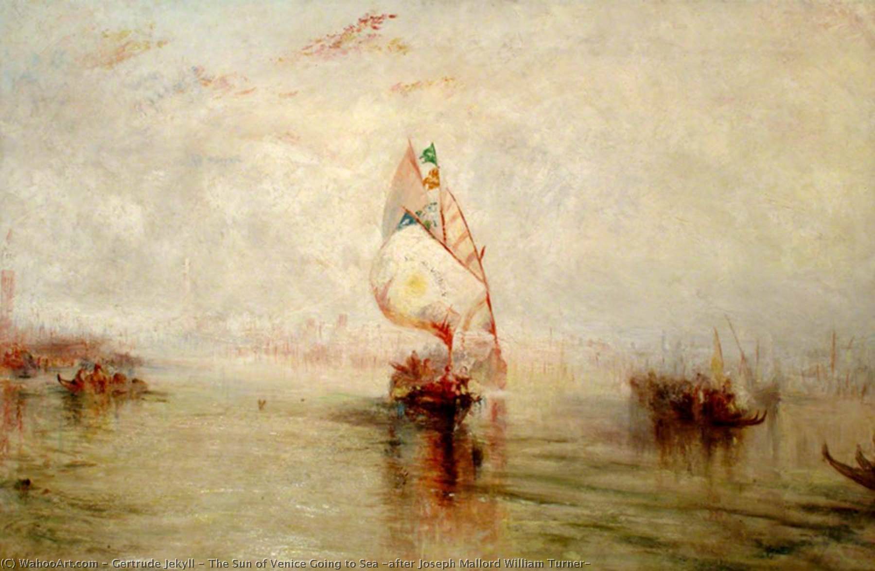 The Sun Of Venice Going To Sea (after Joseph Mallord William Turner) — Gertrude Jekyll