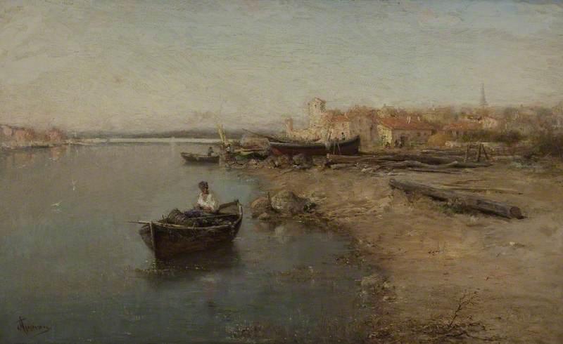 Evening In Martigues, France — Jacques Barthélemy Appian