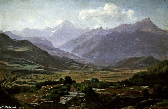 A Valley At Dawn — Antoine Chintreuil