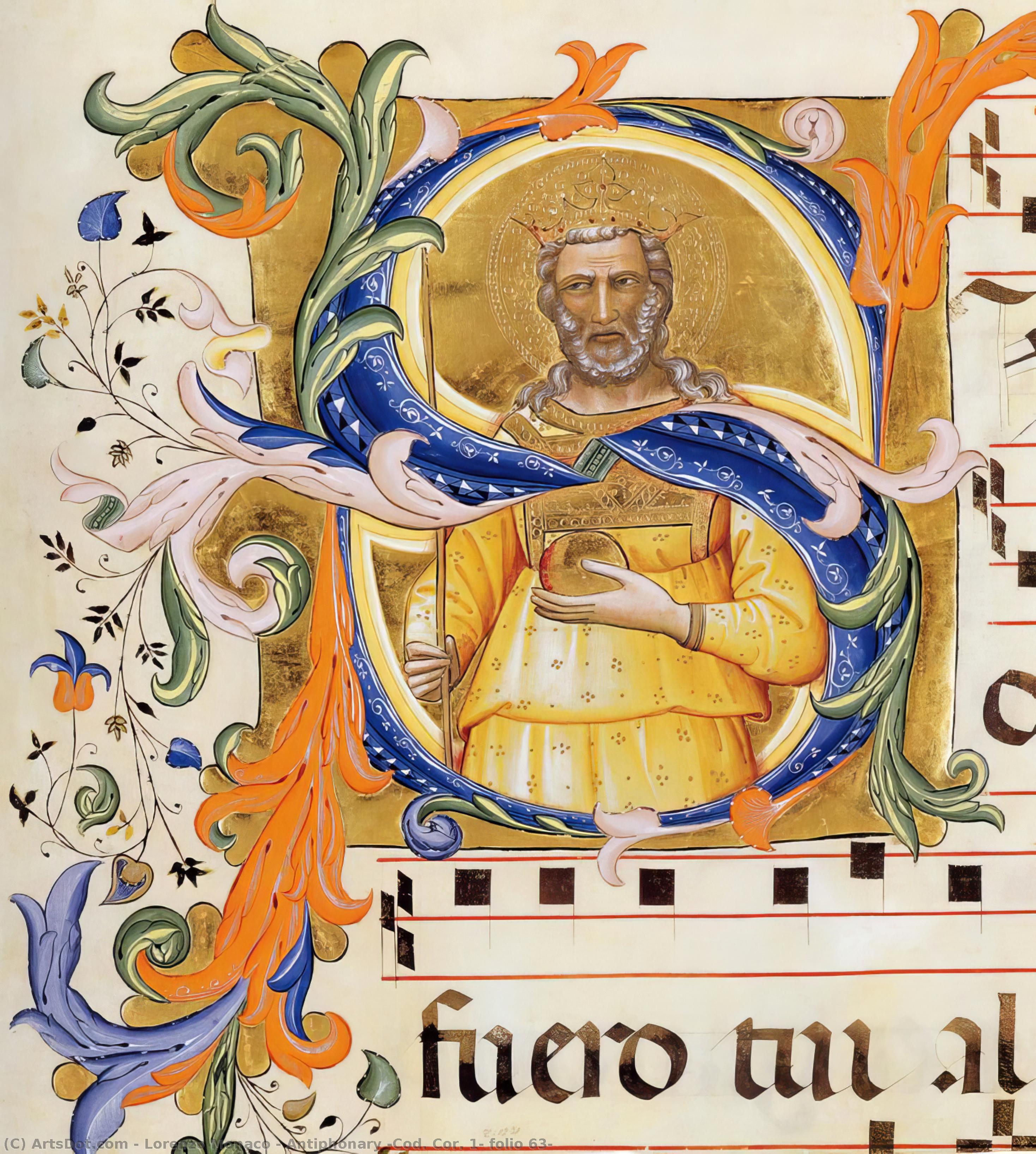 Antiphonary (cod. Cor. 1, Folio 63) — Лоренцо Монакко