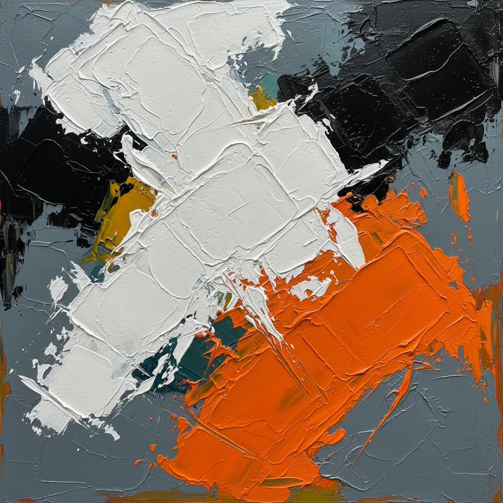 Fragmented Tectonic Surge: A Visceral Collision Of Radiant Light And Amber Energy — Christian Noiret
