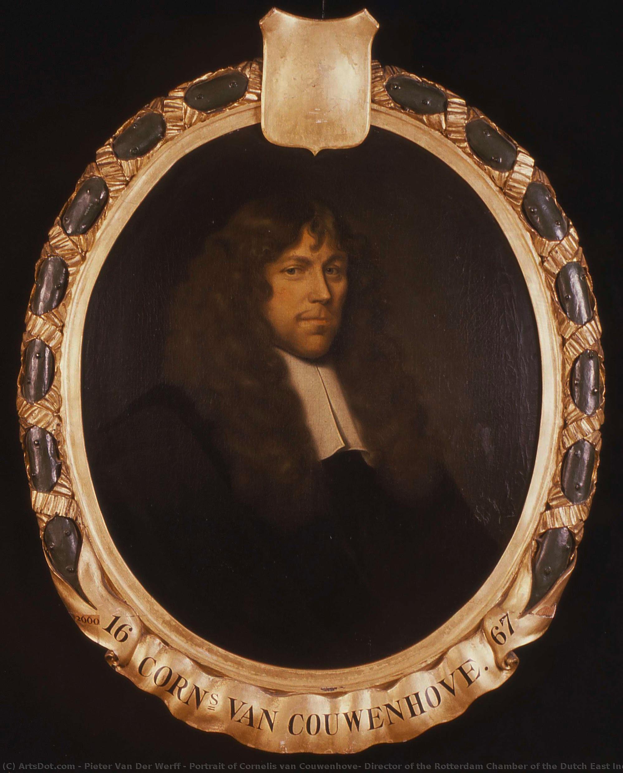 Portrait Of Cornelis Van Couwenhove, Director Of The Rotterdam Chamber Of The Dutch East India Company, Elected 1667, Pieter Van Der Werff, 1695 - 1722 — Pieter Van Der Werff