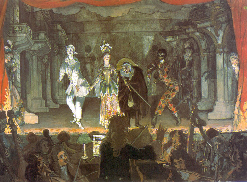 Italian Comedy. ''love Note'' — Alexandre Benois