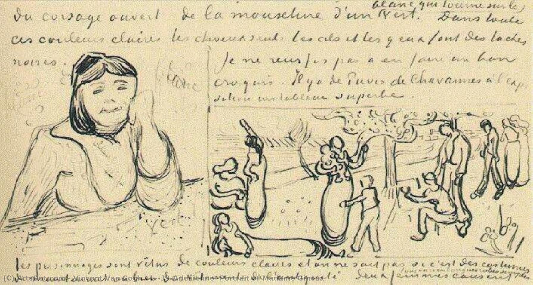 L'arlesienne, Porträt Von Madame Ginoux — Vincent Willem Van Gogh