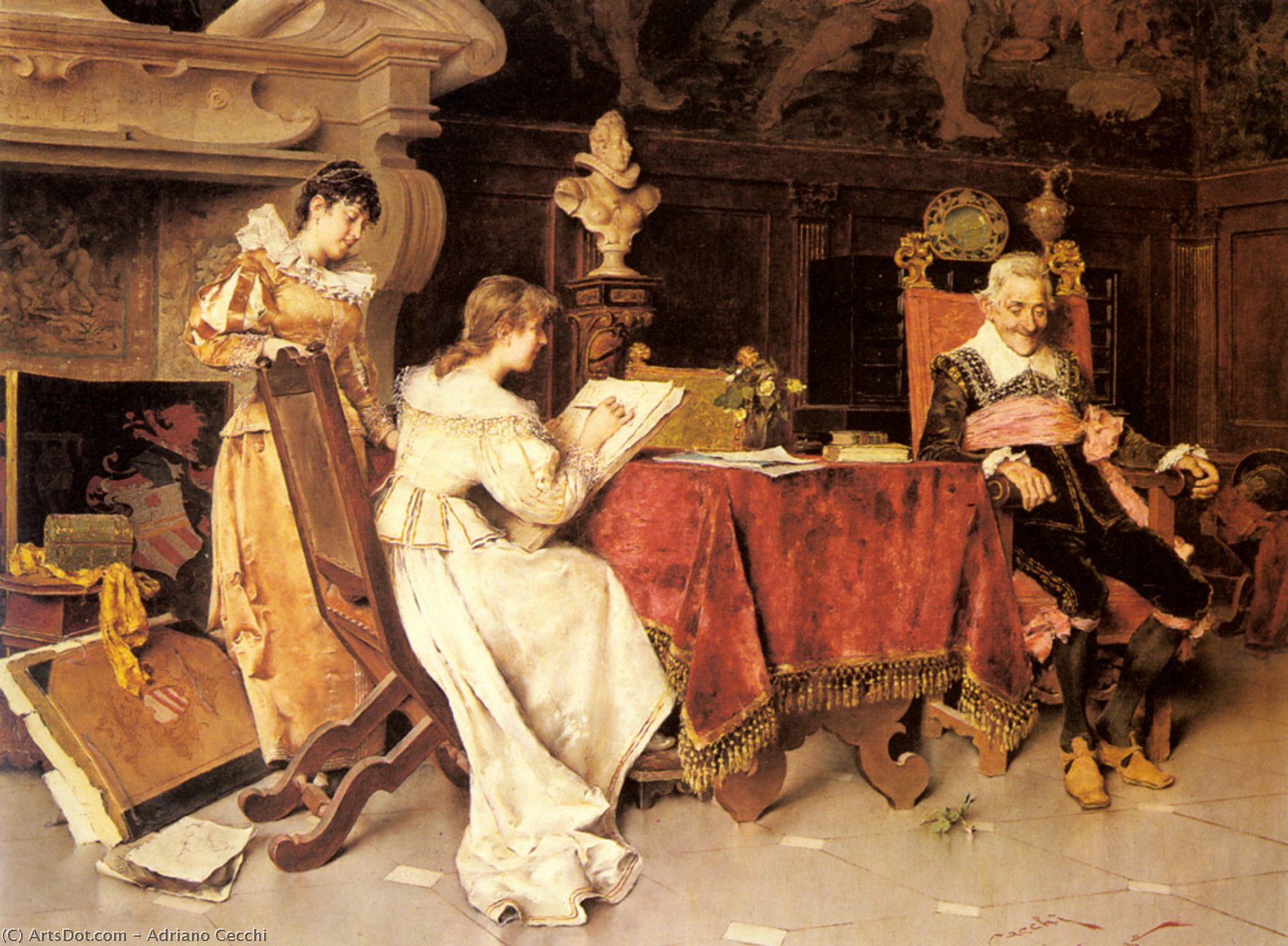 The Art Lesson — Adriano Cecchi