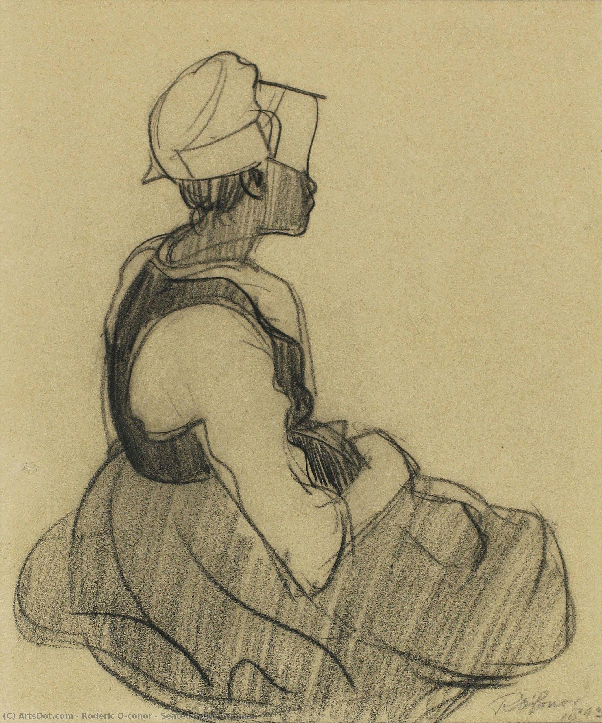 Seated Breton Woman — Roderic O'conor