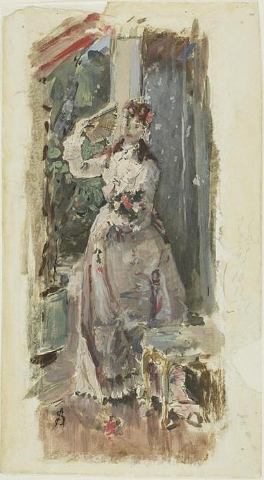 The Corner Of The Balcony — Alfred Stevens