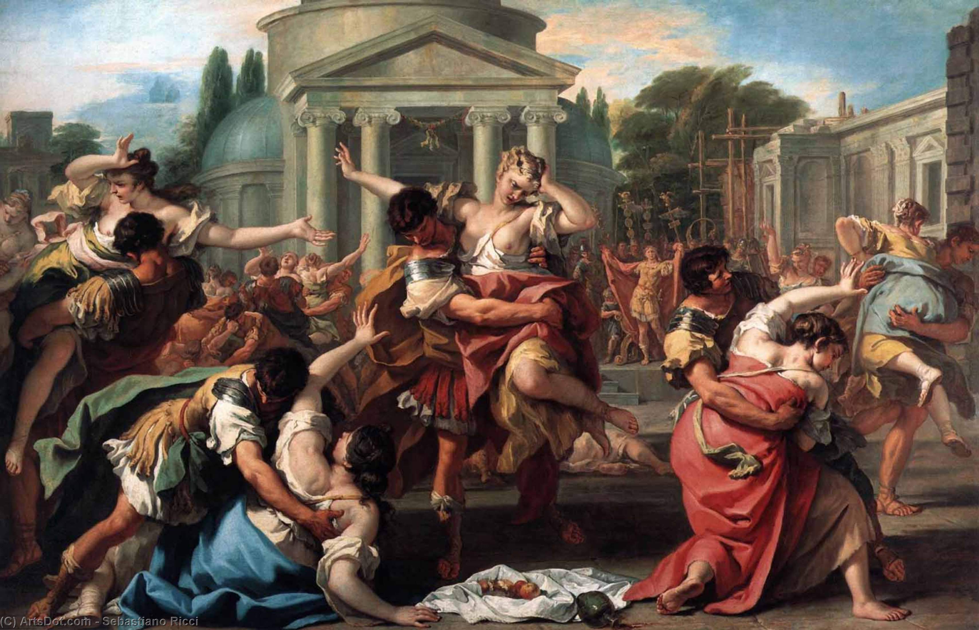 The Rape Of The Sabine Women — Sebastiano Ricci