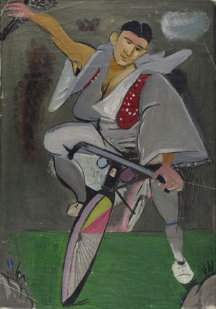 Cyclist With A Red Vest — Yiannis Tsaroychis