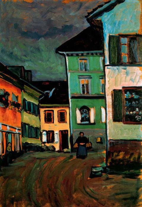 Murnau. La Salida De La Johannistrasse — Wassily Wassilyevich Kandinsky