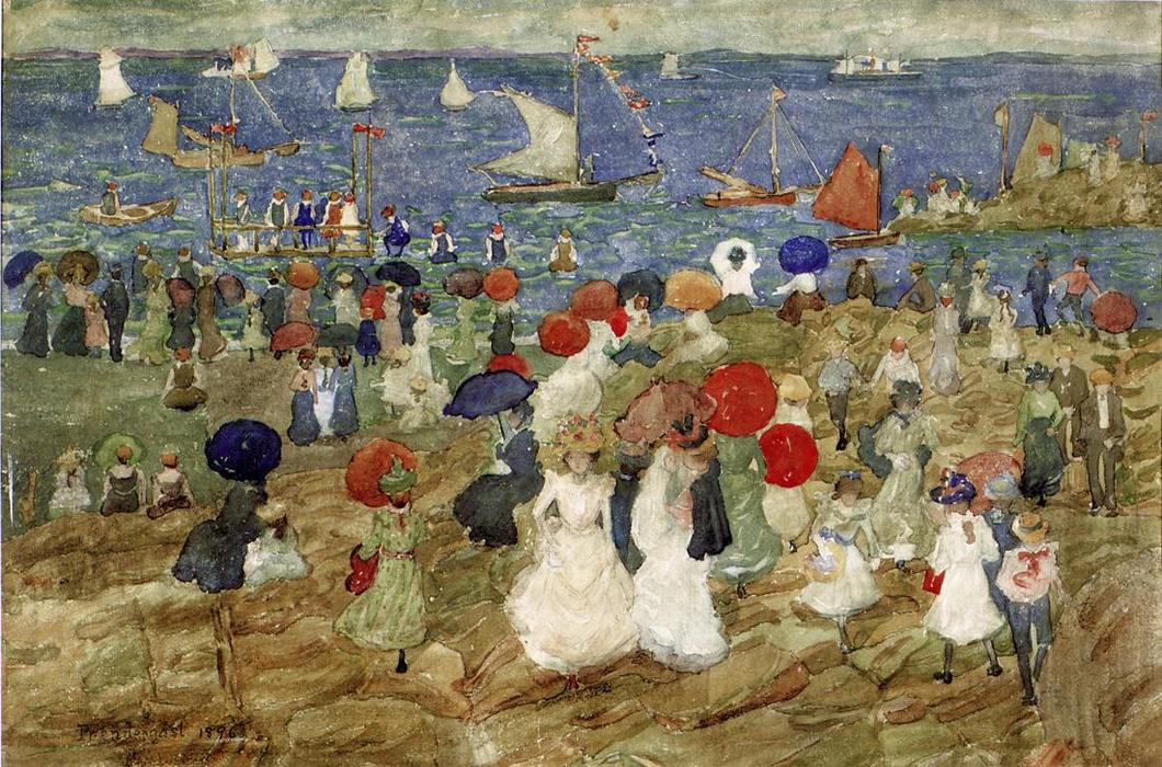 Nantasket Beach 2 (also Known As Handkerchief Point) — Maurice Brazil Prendergast