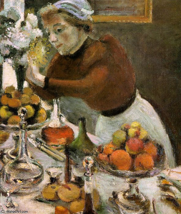 The Dinner Table (detail) - — Henri Matisse