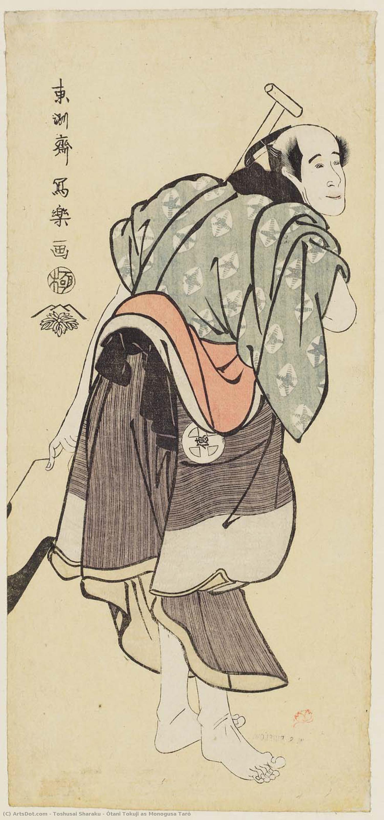Ōtani Tokuji As Monogusa Tarō — Toshusai Sharaku