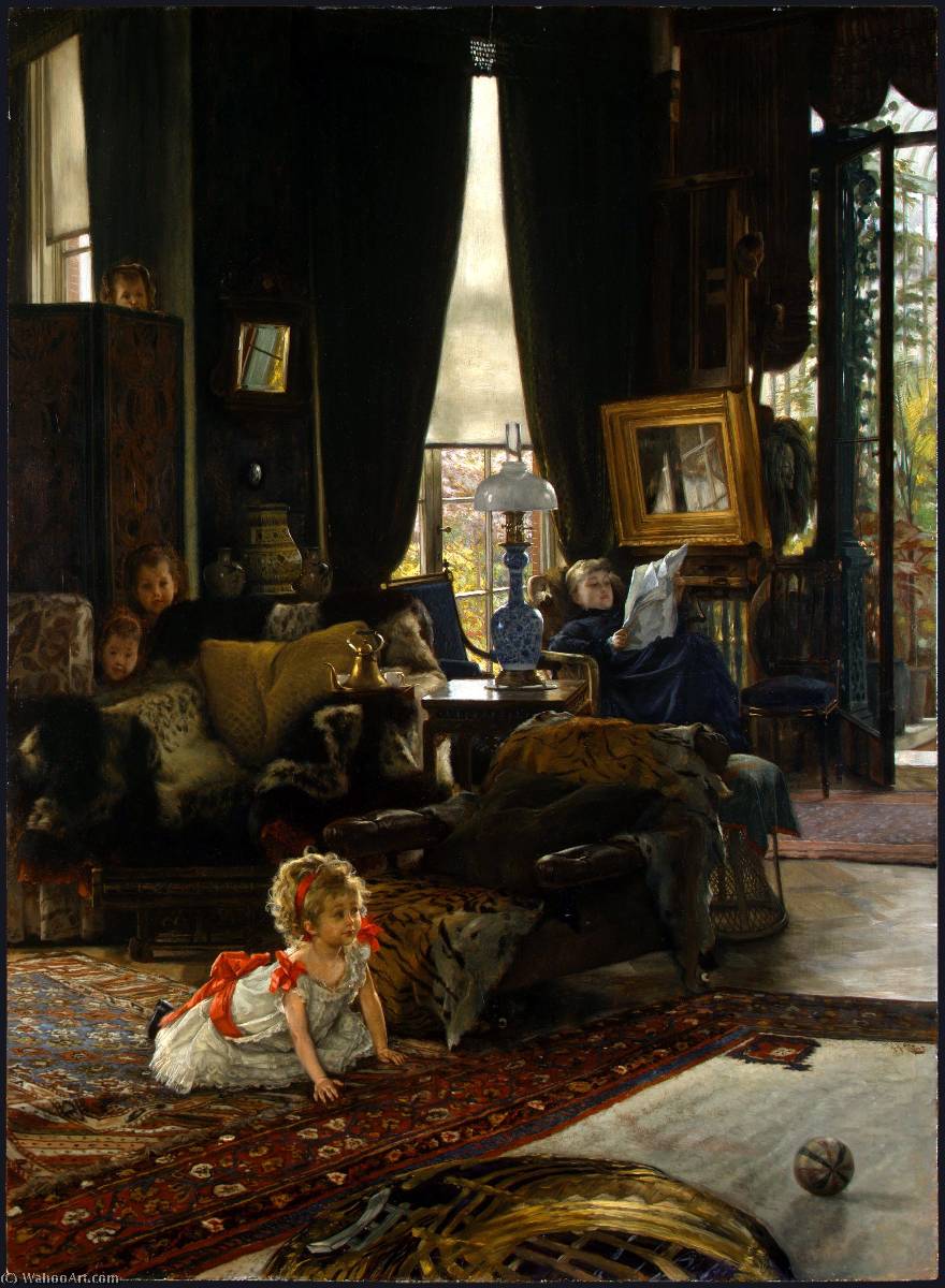 English Hide And Seek — James Jaques Joseph Tissot