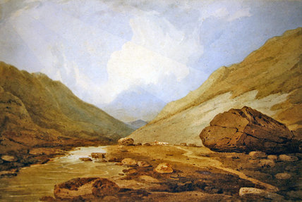 A View In The Pass Of Llanberis — John Varley I (the Older)