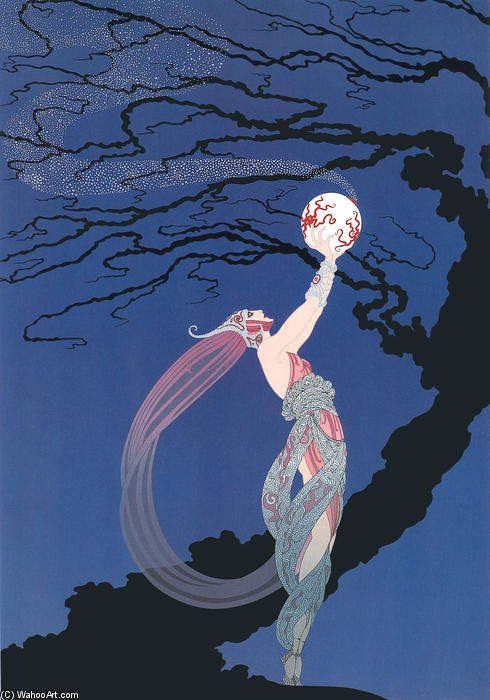 Fireflies — Erté
