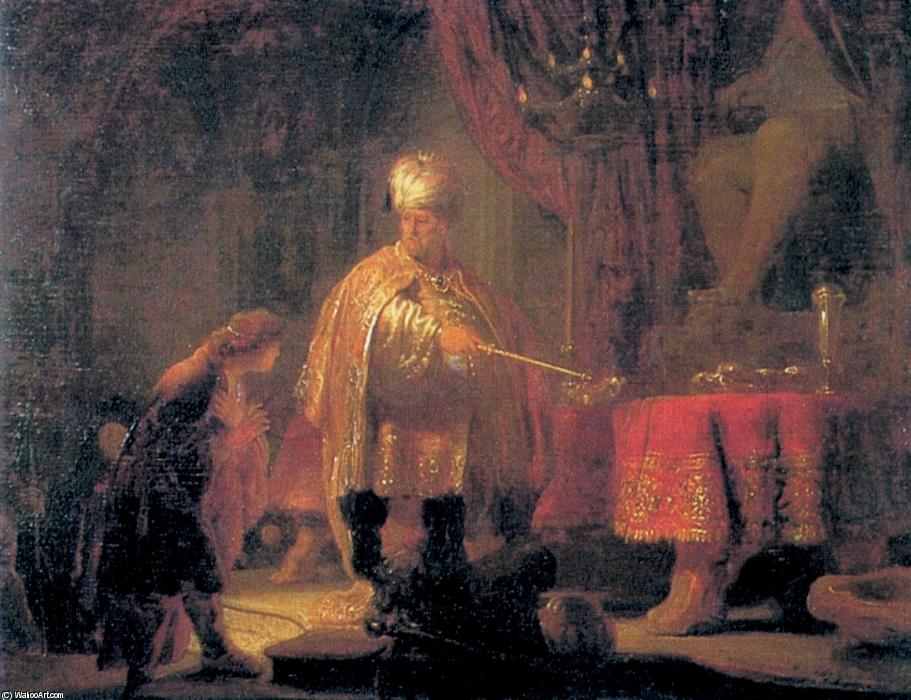 Daniel And King Cyrus In Front Of The Idol Of Bel — Рембрант
