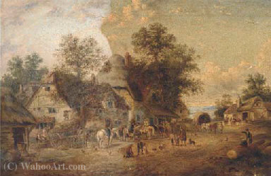 Figures In A Village — Georgina Lara