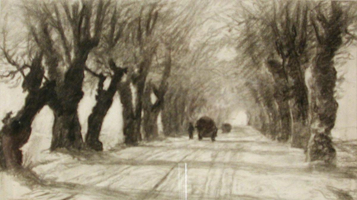 Study For Road To Schleissheim — Theodore Clement Steele
