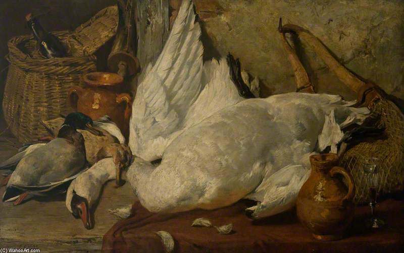 Still Life With A Dead Swan — John Sargeant Noble