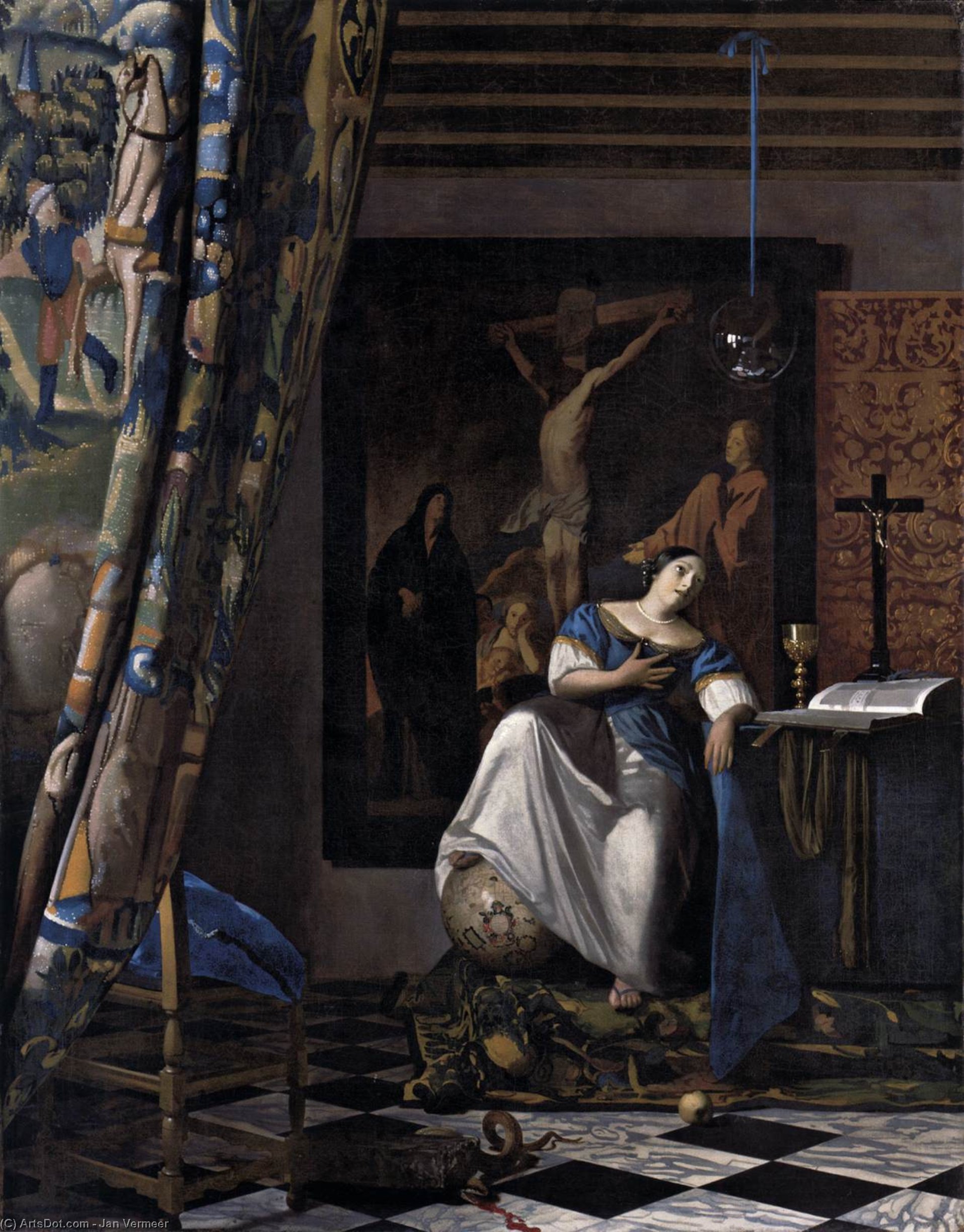 Die Allegorie Des Glaubens — Johannes Vermeer