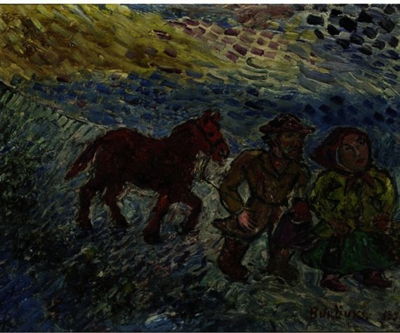 Winter Walk — David Davidovič Burliuk