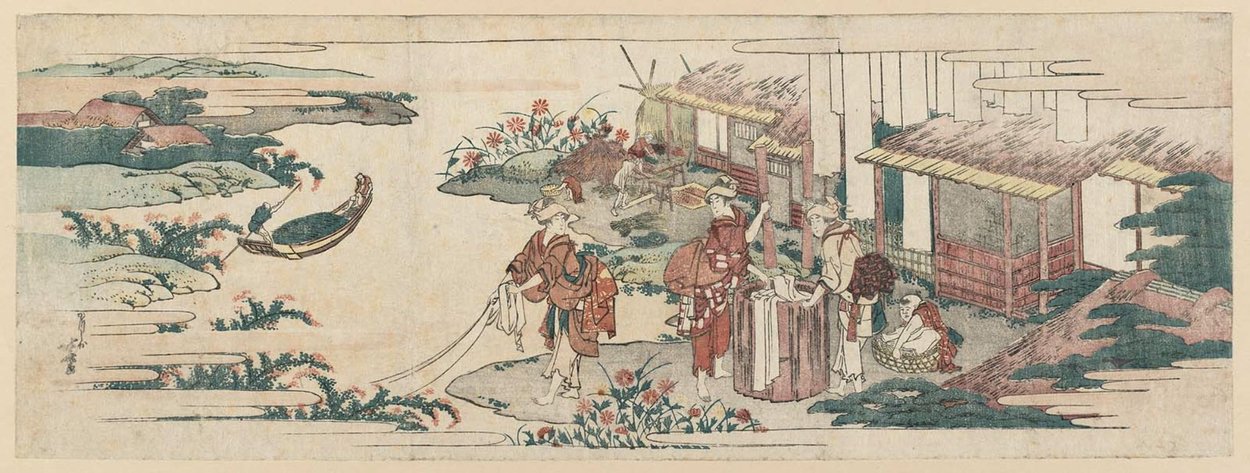 The Chôfu Jewel River — Katsushika Hokusai