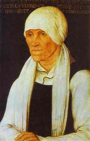 Portrait Of Martin Luther's Mother Margaretha — Lucas Cranach The Elder