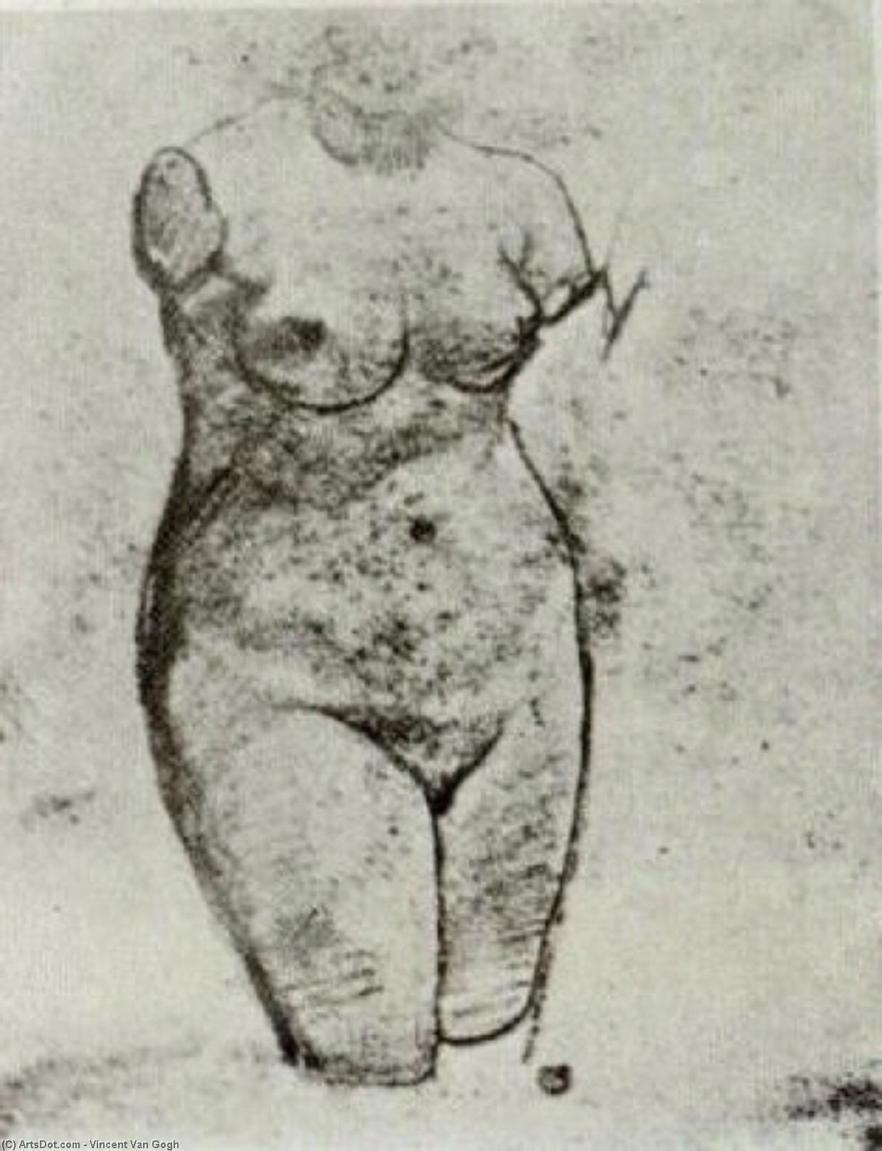 Plaster Torso Of A Woman — Vincent Willem Van Gogh